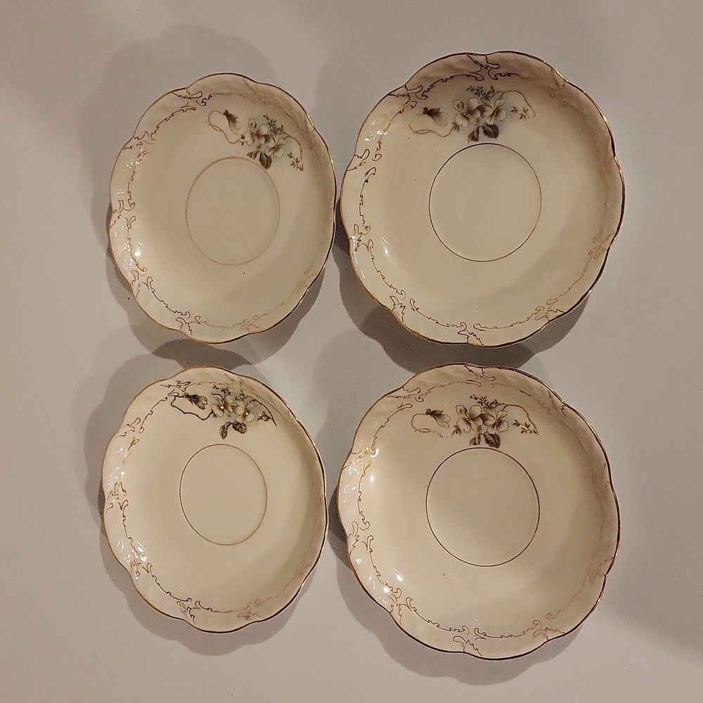 Antique china saucers